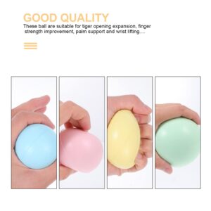 Milisten 8Pcs Piano Finger Trainer Ball Stress Balls for Adults and Kids Hand Grip Strength Trainer Finger Resistance Exercise Squeezer