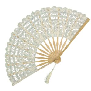 Hand Fans for Women Cotton Fan Dancing Fans Lace Fan Bamboo Fan Folding Fan