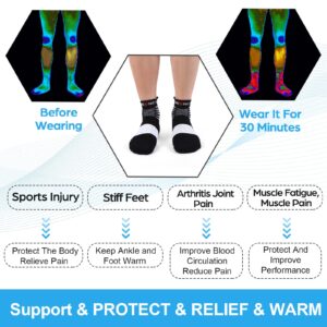 NEENCA Medical Compression Socks for Women & Men Circulation, Ankle Compression Stockings for Pain Relief, Plantar Fasciitis, Swelling, Neuropathy, Runner, Nurses, Travel, Pregnancy, Flying,20-30 mmHg