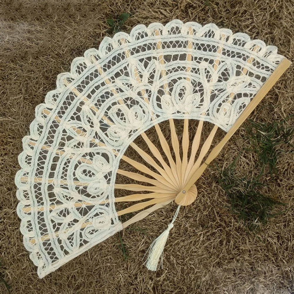 Hand Fans for Women Cotton Fan Dancing Fans Lace Fan Bamboo Fan Folding Fan