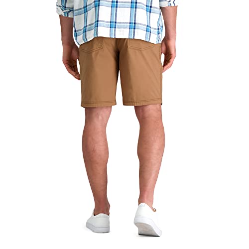 Haggar Men's 5 Pocket Short, Toast, 36