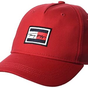 Tommy Hilfiger Men's Signature Baseball Cap Apple Red