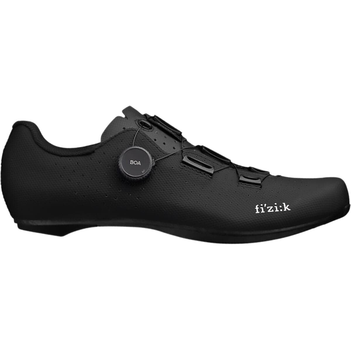 Fi'zi:K Tempo Decos Carbon Cycling Shoe - Wide Black, 46.5