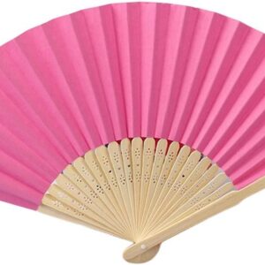 Hand Fan Chinese Style Hand Fan Pattern Handheld Fan Dance Wedding Party Lace Silk Folding Fans Held Flower Fan Girl Photo Prop Art Craf Portable