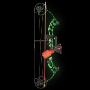 Cajun Bowfishing Sucker Punch Pro Bowfishing Bow, Right Hand, Glow