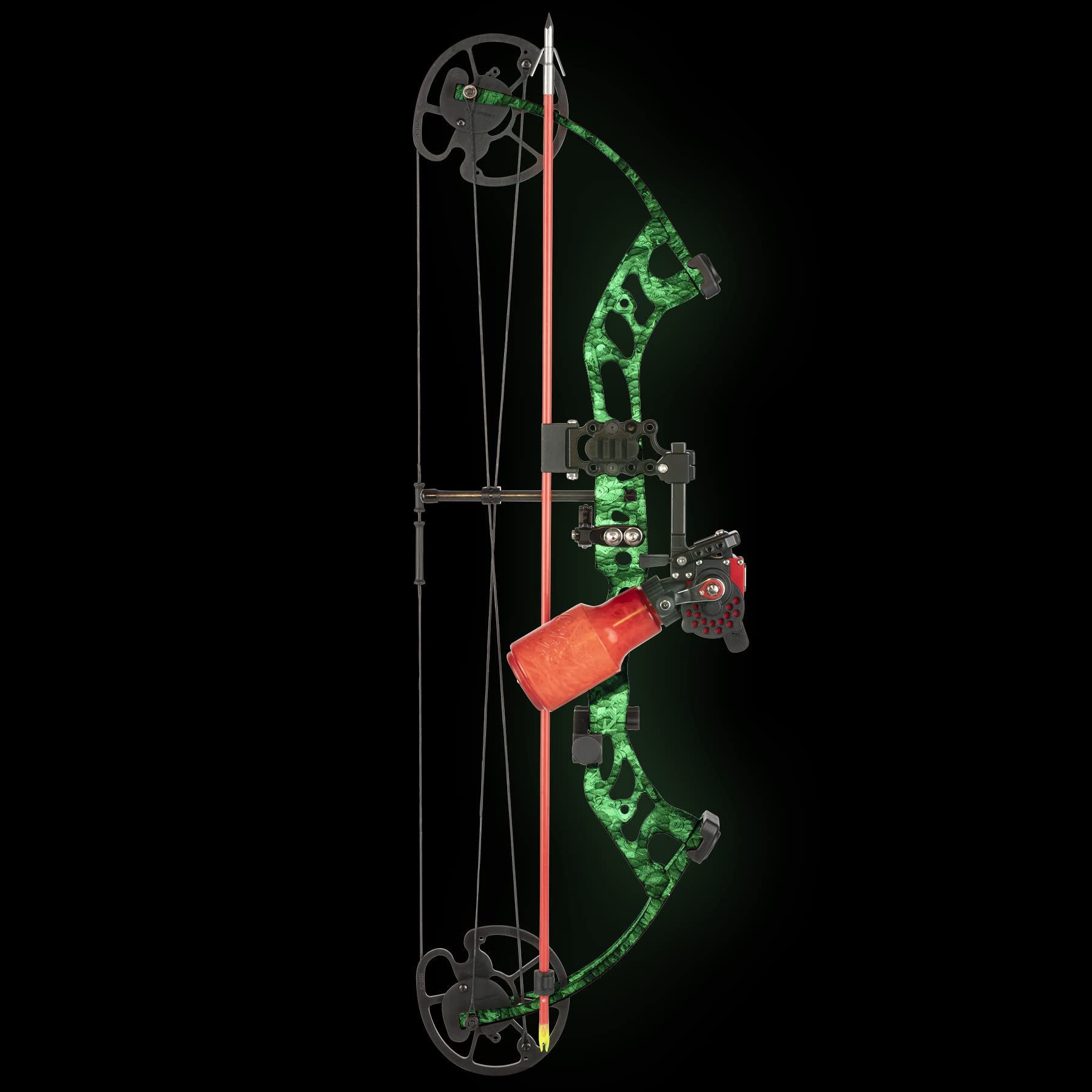 Cajun Bowfishing Sucker Punch Pro Bowfishing Bow, Right Hand, Glow