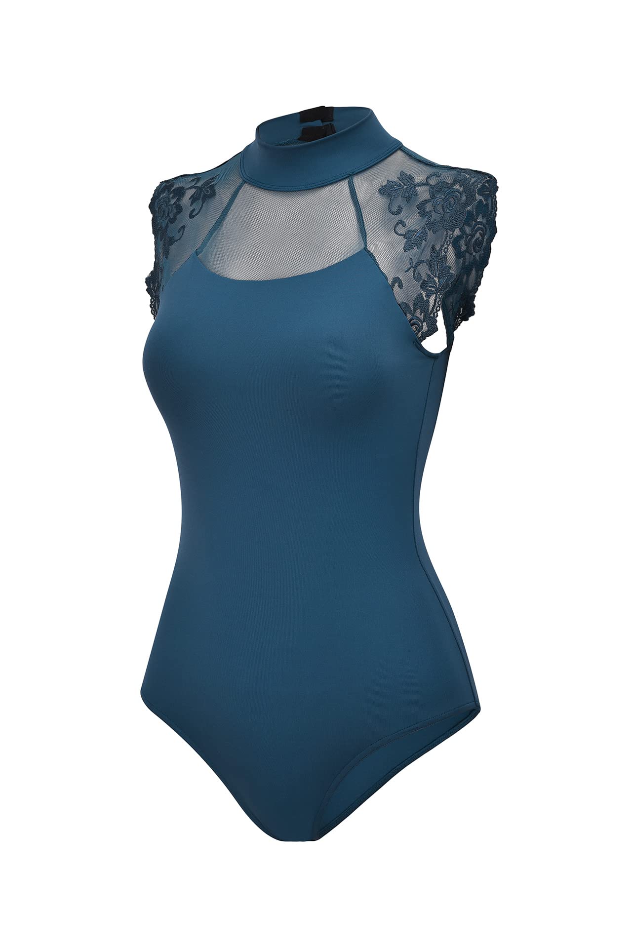 Dance Elite - Georgiana - Dance Leotard For Women. Leotards for Women Ballet and Dance (Blue, Adult L)