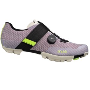 fizik unisex vento ferox carbon mtb shoes, lilac/white, 11 us men