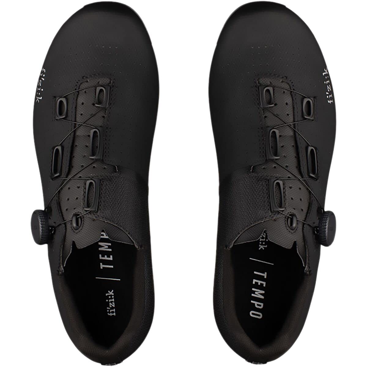 Fi'zi:K Tempo Decos Carbon Cycling Shoe - Wide Black, 46.5