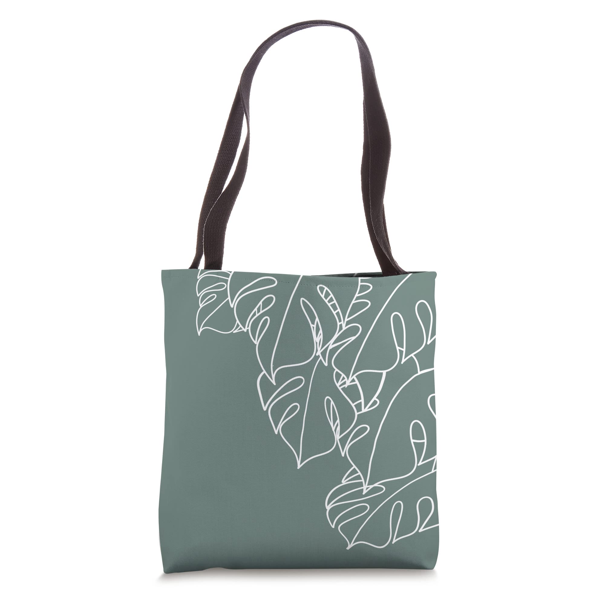 Monstera Leaf Botanical Tropical Plant Tote Bag