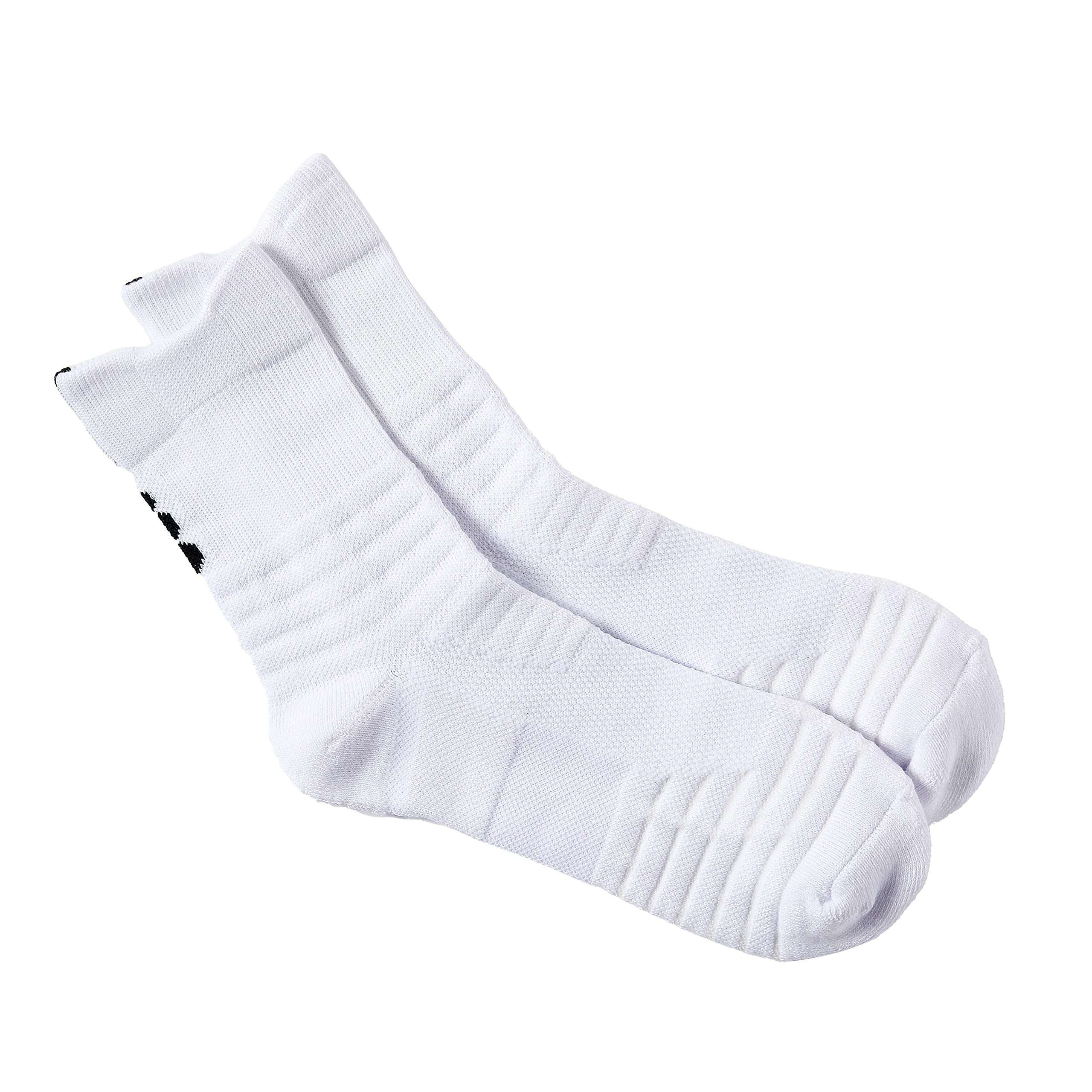 Athletic Crew Socks - Moisture Wicking Control Comfort Fit Cushioned socks with Arch Compression 3-Pairs