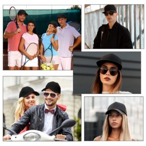 36 Pcs Black Baseball Cap Blank Trucker Hats Bulk Adjustable Denim Plain Dad Hats Unisex Sport Cap for Men Women(Black)