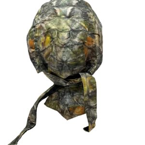 Capsmith Real Angler Moisture Wicking Camouflage Camo Headwrap Hunter Head Wrap Durag Doo Rag Biker Skull Cap Hat Helmet Liner Sweatband