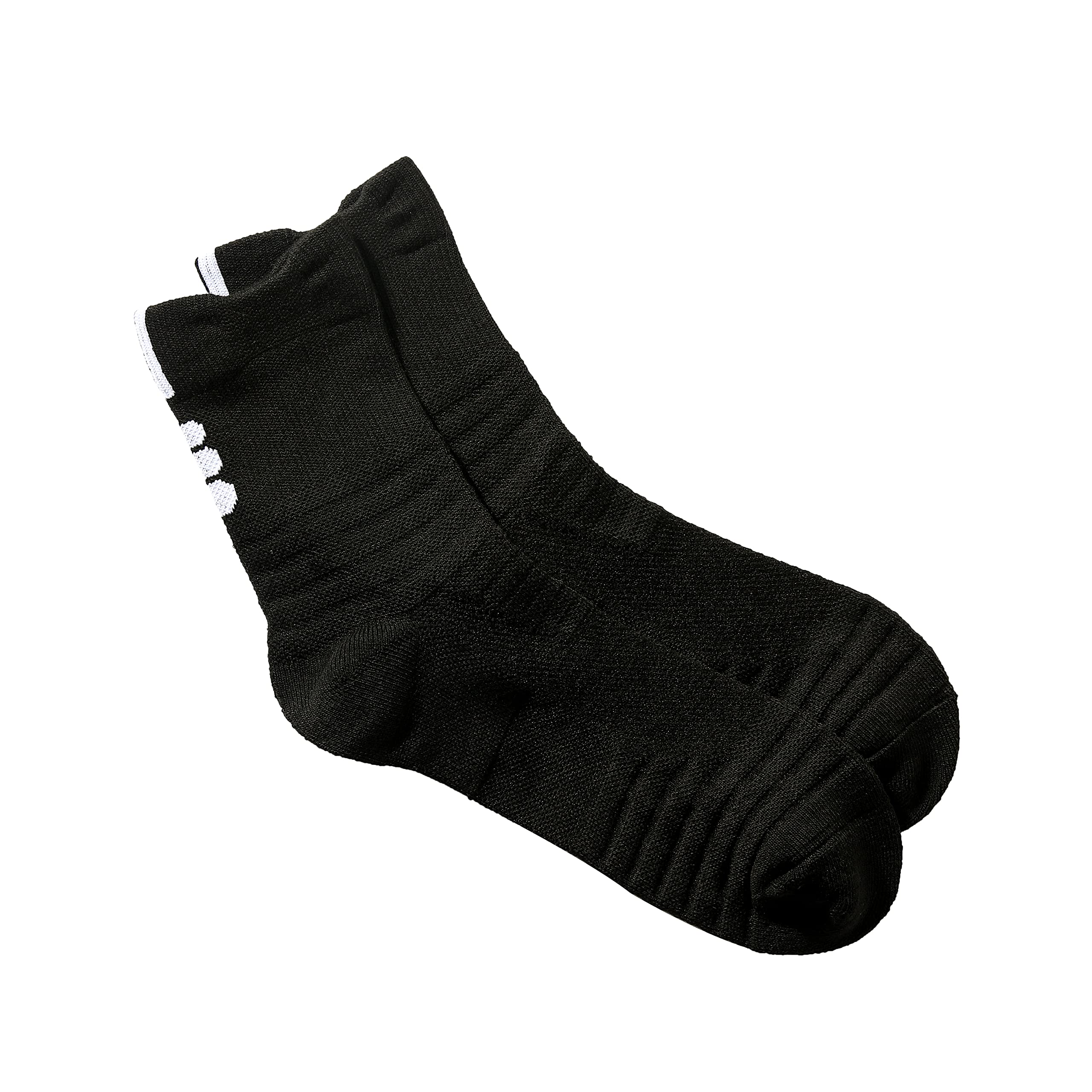 Athletic Crew Socks - Moisture Wicking Control Comfort Fit Cushioned socks with Arch Compression 3-Pairs