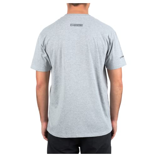 G. Loomis Gloomis Fishing Topo Tee - Gray, 2X [GTEEMELTOPO2XGY]