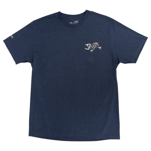 G. Loomis Gloomis Fishing Topo Tee - Gray, 2X [GTEEMELTOPO2XGY]