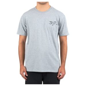 G. Loomis Gloomis Fishing Topo Tee - Gray, 2X [GTEEMELTOPO2XGY]