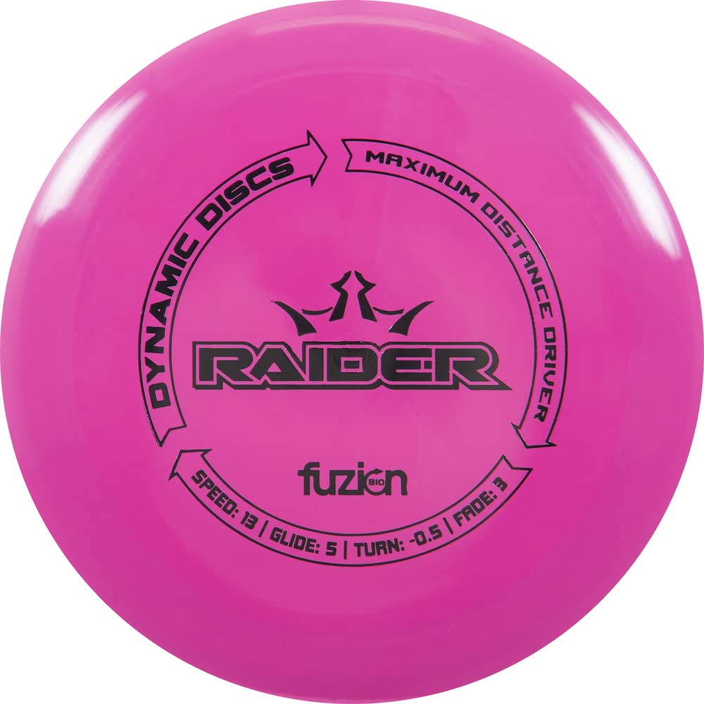 Dynamic Discs BioFuzion Raider Distance Driver Golf Disc [Colors May Vary] - 173-176g