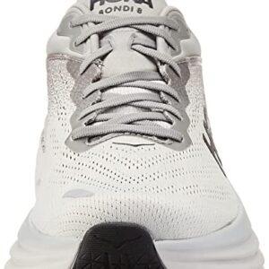 Hoka Men's Bondi 8 Sneaker, Sharkskin/Harbor Mist, 9.5