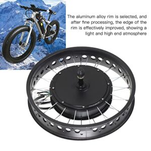 20 Inch Snow Bike Conversion Motor Kit, Electric Bicycle Conversion Kit, 72V 3000V Rear Drive Rotary Flywheel KT LCD8H Display