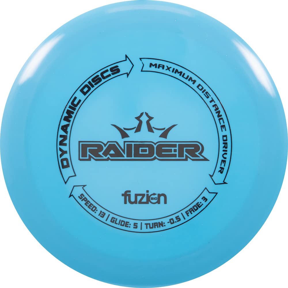 Dynamic Discs BioFuzion Raider Distance Driver Golf Disc [Colors May Vary] - 173-176g