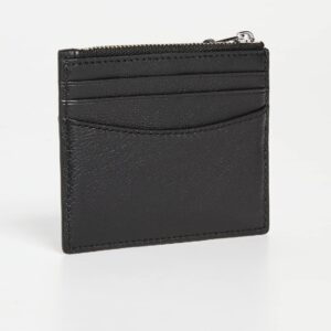 Marc Jacobs Women's The Slim 84 Zip Card Case, Black, One Size