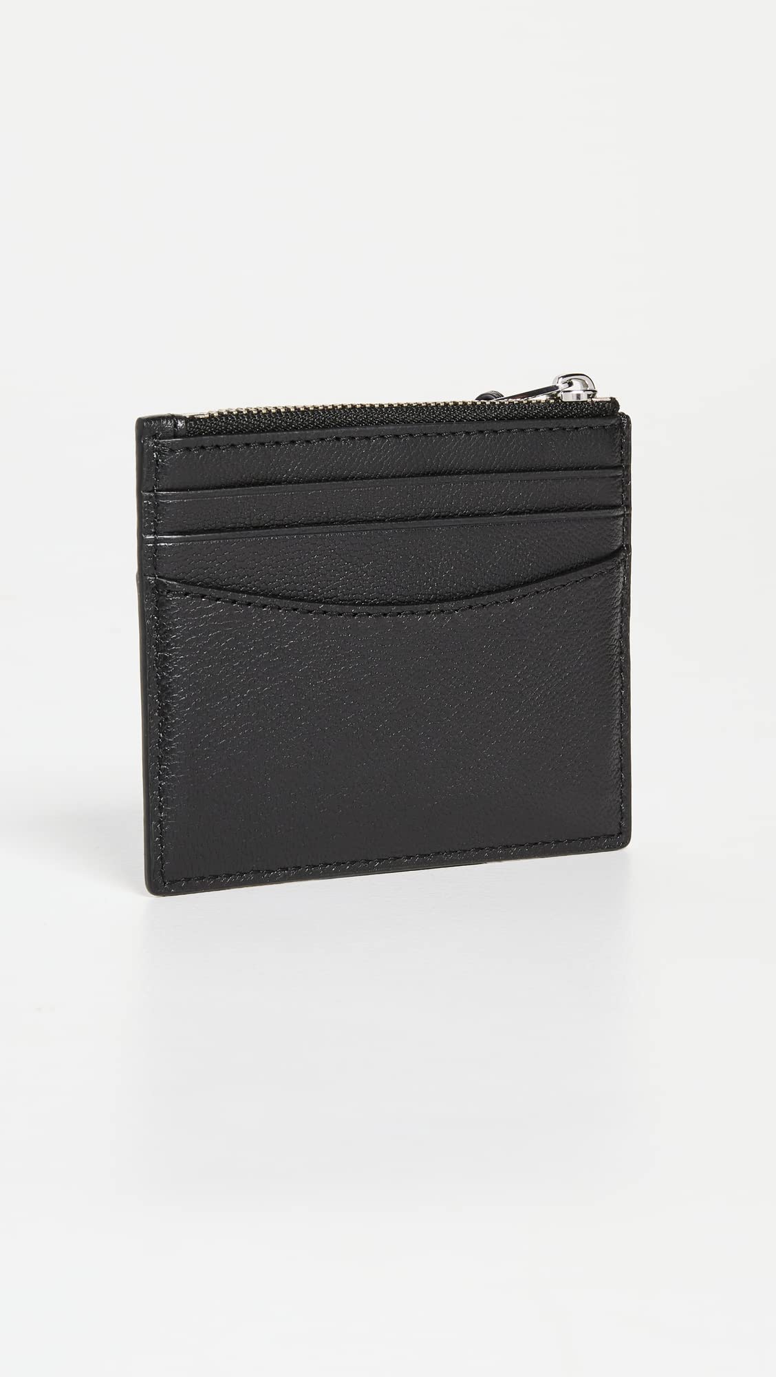 Marc Jacobs Women's The Slim 84 Zip Card Case, Black, One Size