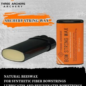 THREE ARCHERS Archery Bowstring Wax Recurve Bow Wax Pure Natural Beeswax