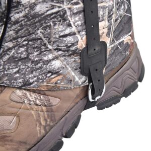 Outdoor Camo Leg Gaiters Waterproof Boots Cover for Hiking, Walking, Hunting (M)