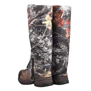 Outdoor Camo Leg Gaiters Waterproof Boots Cover for Hiking, Walking, Hunting (M)