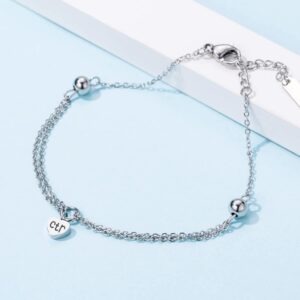 KJDYQ LDS baptism gift - CTR Heart Bracelet Choose The Right Gifts for Women Religious Jewelry Bracelet