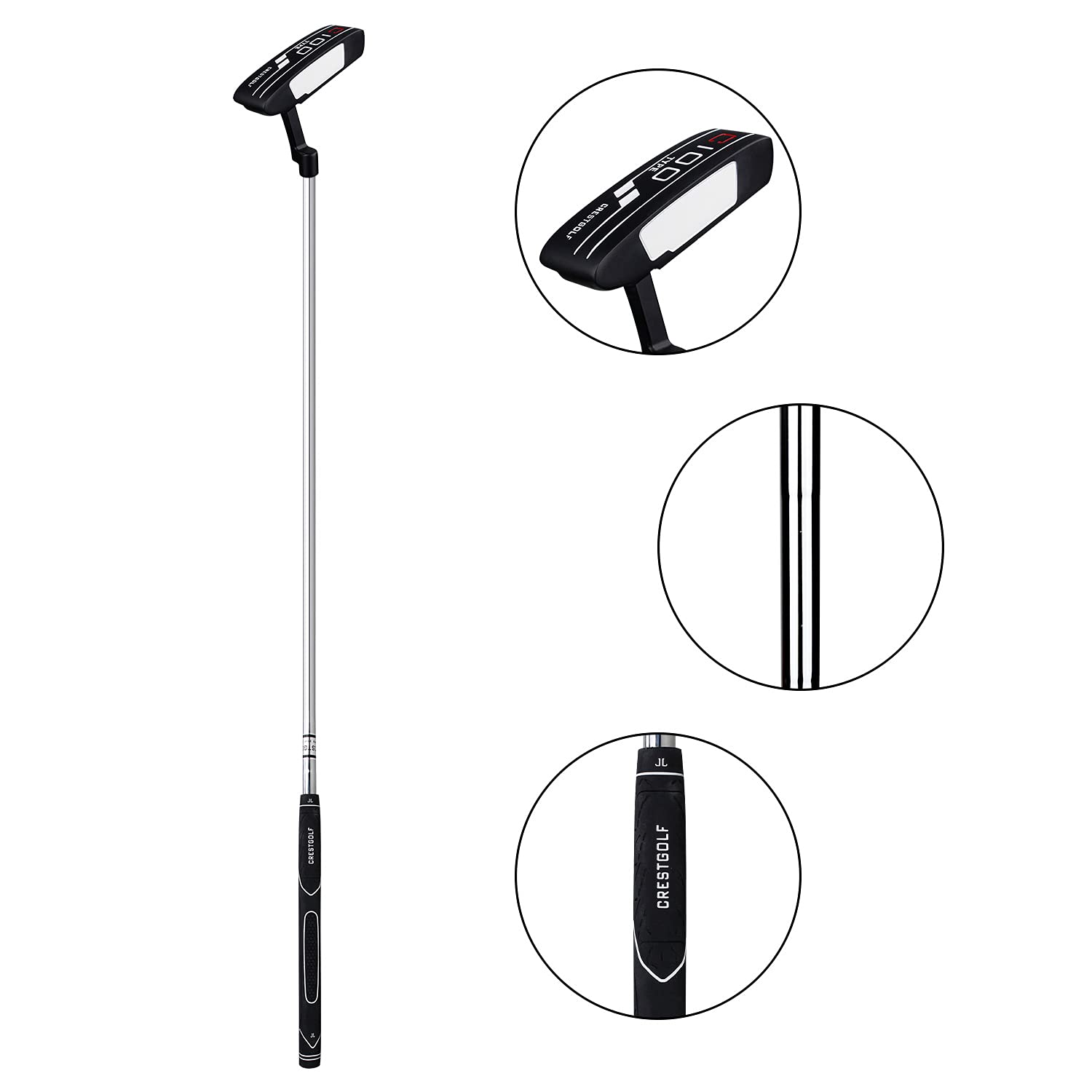 CRESTGOLF Golf Putter for Men Golf Blade Putter Insert Right Handed Golf Clubs -35inches