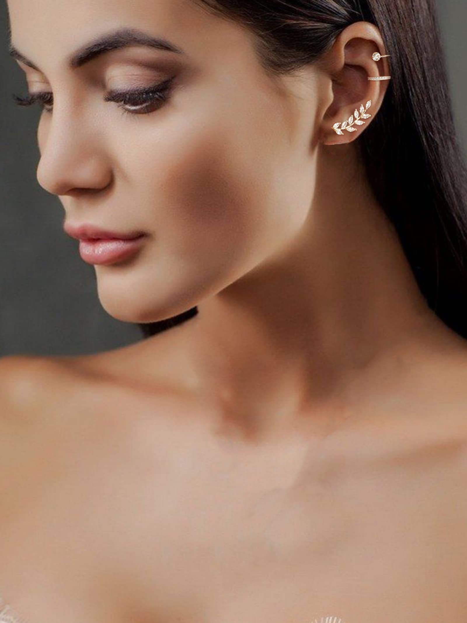 Ear Cuffs Non Piercing Ear Cuff Earrings for Women Trendy Stuff Ear Cuffs Earrings Cartilage Earring Jewelry Christmas Gift Stocking Stuffers for Women