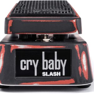 Briskdrop Dunlop SC95 Slash Cry Baby Classic Wah Pedal Bundle with 2 Instrument Cables and Dunlop ECB003 Power Supply, Blue (SC95redbundle)