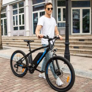 Speedrid 27.5" Electric Bike for Adults, 48V 500W Electric Mountain Bike/Electric Bicycle with Removable 48V-10.4Ah Battery, Colorful Display and Professional 21 Speed Gears