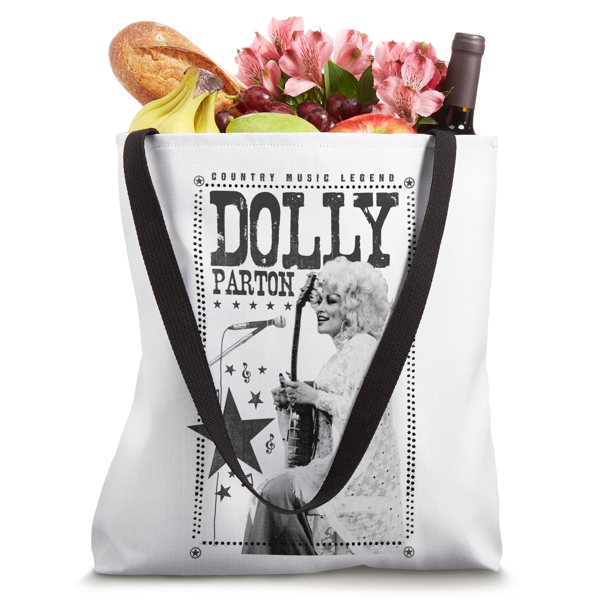 Dolly Parton Country Music Legend Tote Bag