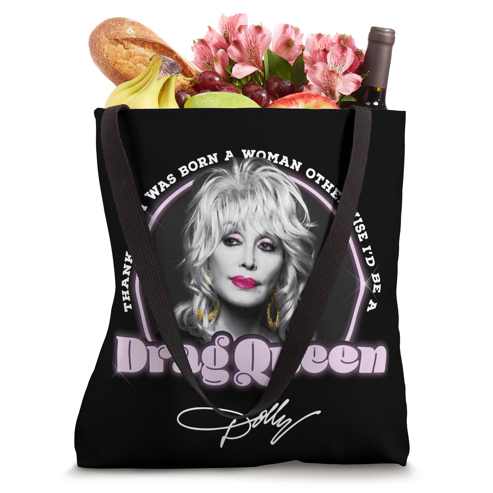 Dolly Parton Drag Queen Tote Bag