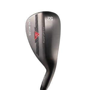 COOLO Milled Golf Wedges for High and Mid Handicappers, Men Right Handed, 52/56/60 Degree（52/56/60 Set, Black Satin）