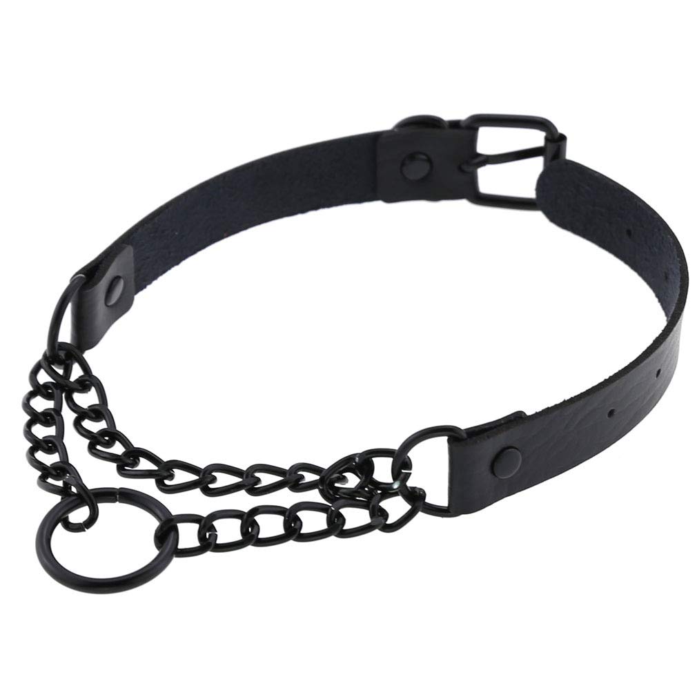 Adjustable Red Fashion Women Men Girls Boy Cool Punk Goth Leather Collar Choker Necklace