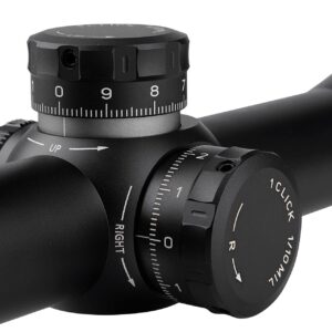 Blackhound Optics Evolve 5-25x56 FFP MIL, Illuminated 1/4 MOA Reticle, Zero Stop and Parallax with 34mm Rings, 56mm Hood and Mounting Bubble Levels