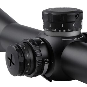 Blackhound Optics Evolve 5-25x56 FFP MIL, Illuminated 1/4 MOA Reticle, Zero Stop and Parallax with 34mm Rings, 56mm Hood and Mounting Bubble Levels