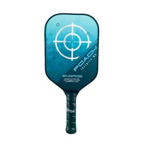 Engage Pickleball Poach Infinity MX Pickleball Paddle - Pickleball Paddles with Black Polymer Core - USAPA Approved Pickleball Paddles - Pickleball Rackets for Adults - Lite (Teal)