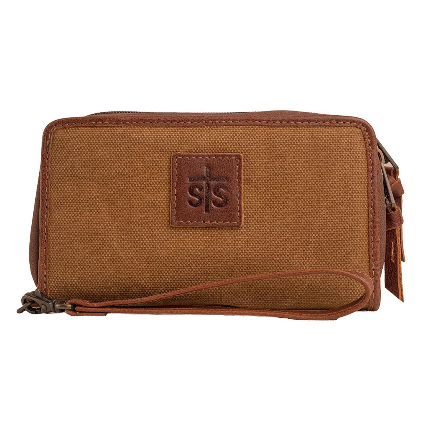 STS Ranchwear High Plains Kacy Organizer Ladies Cotton Clutch Tan OS