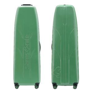 samsonite primo deluxe hard sided golf travel cover alpine green