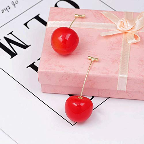 Kakyoin Cherry Dangle Earrings - Gifts for Women (Red cherry earrings)