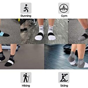 NEENCA Professional Compression Socks, Medical Athletic Ankle Socks for Injury Recovery & Pain Relief, Sports Protection, Circulation —1 Pair, 20-30 mmhg