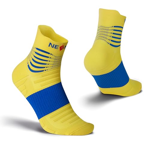 NEENCA Professional Compression Socks, Medical Athletic Ankle Socks for Injury Recovery & Pain Relief, Sports Protection, Circulation —1 Pair, 20-30 mmhg