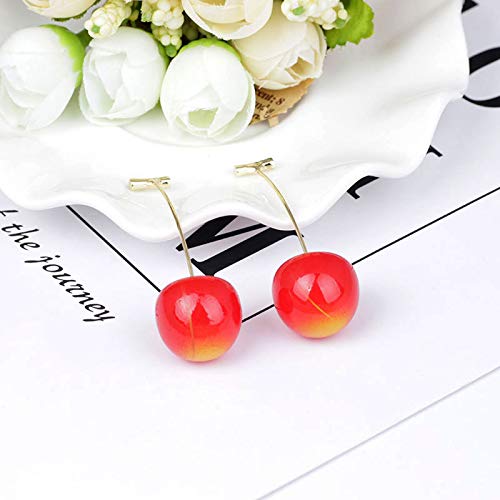 Kakyoin Cherry Dangle Earrings - Gifts for Women (Red cherry earrings)