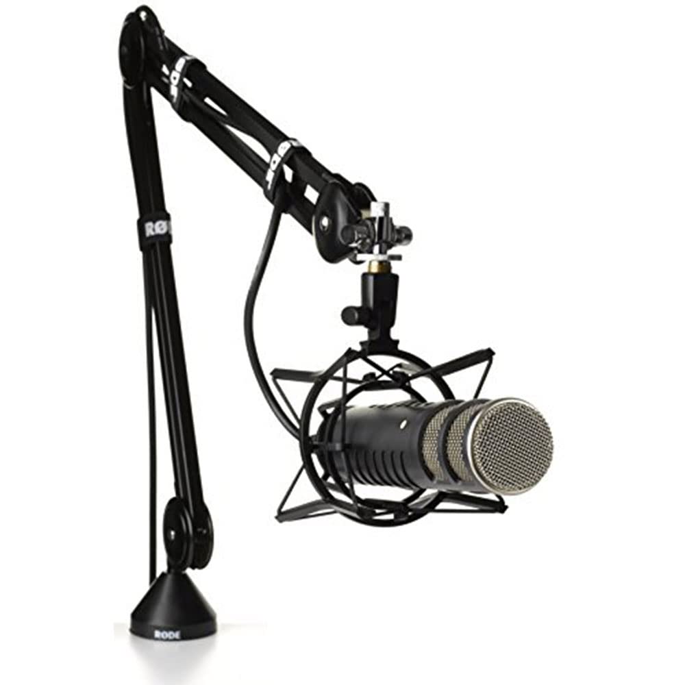 Rode PSA1 Studio Boom Arm for Broadcast Microphones Bundle with XLR-XLR Cable