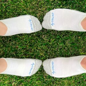 TRU47 Grounding & Earthing Products | Quarter Socks Grounding Socks | Silver Infused Socks | Breathable Socks Made With 99.99% Pure Silver Thread and Merino Wool (Medium, Quarter)